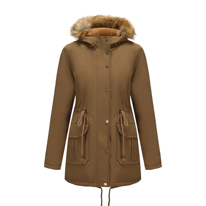 Manteau Matelassé Mi-Long Femme
