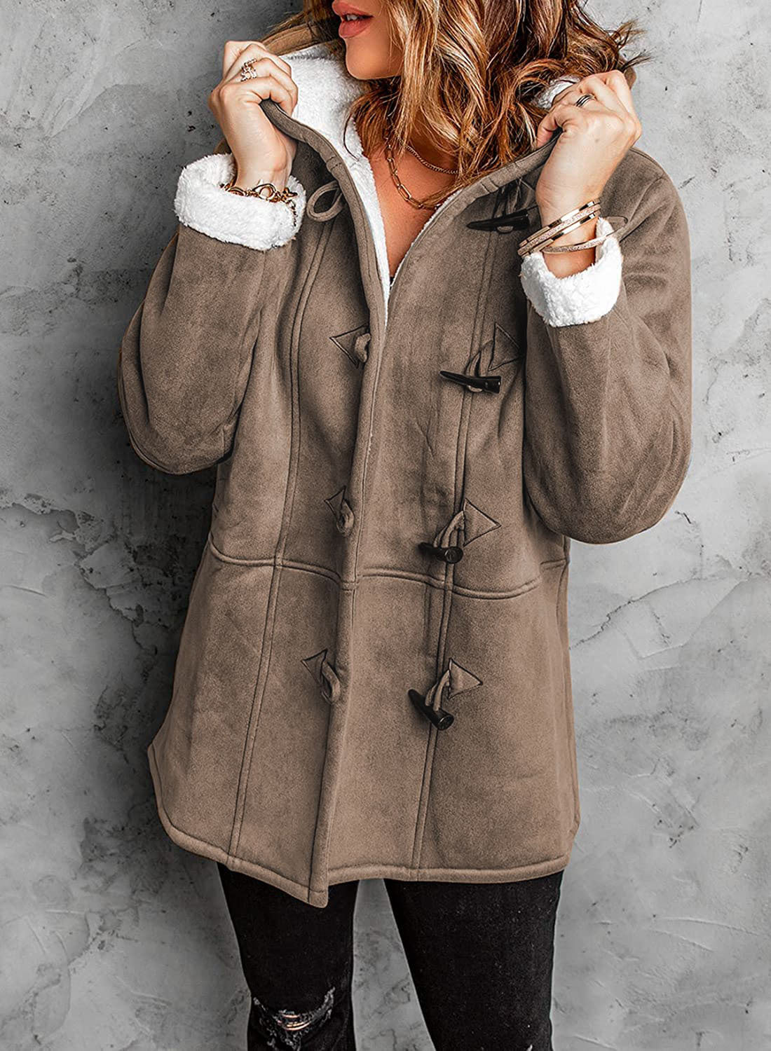 Manteau mi-long femme
