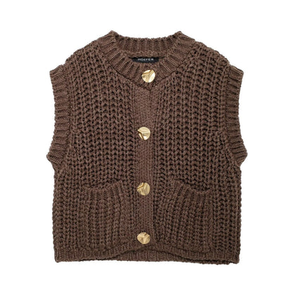 Gilet Maille Épaisse